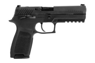 Optic ready P320 full size 9mm pistol, black.